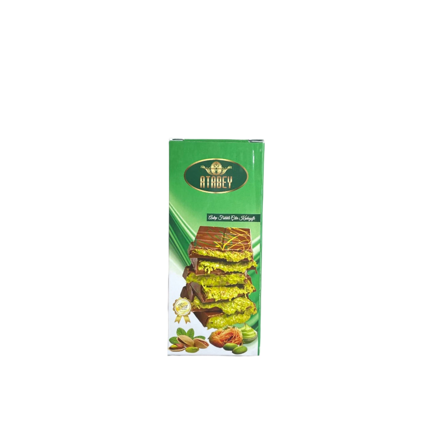 Small Dubai Chocolate Bar – Milk Chocolate & Pistachio (By Atabey) | Chocolate | (100g)