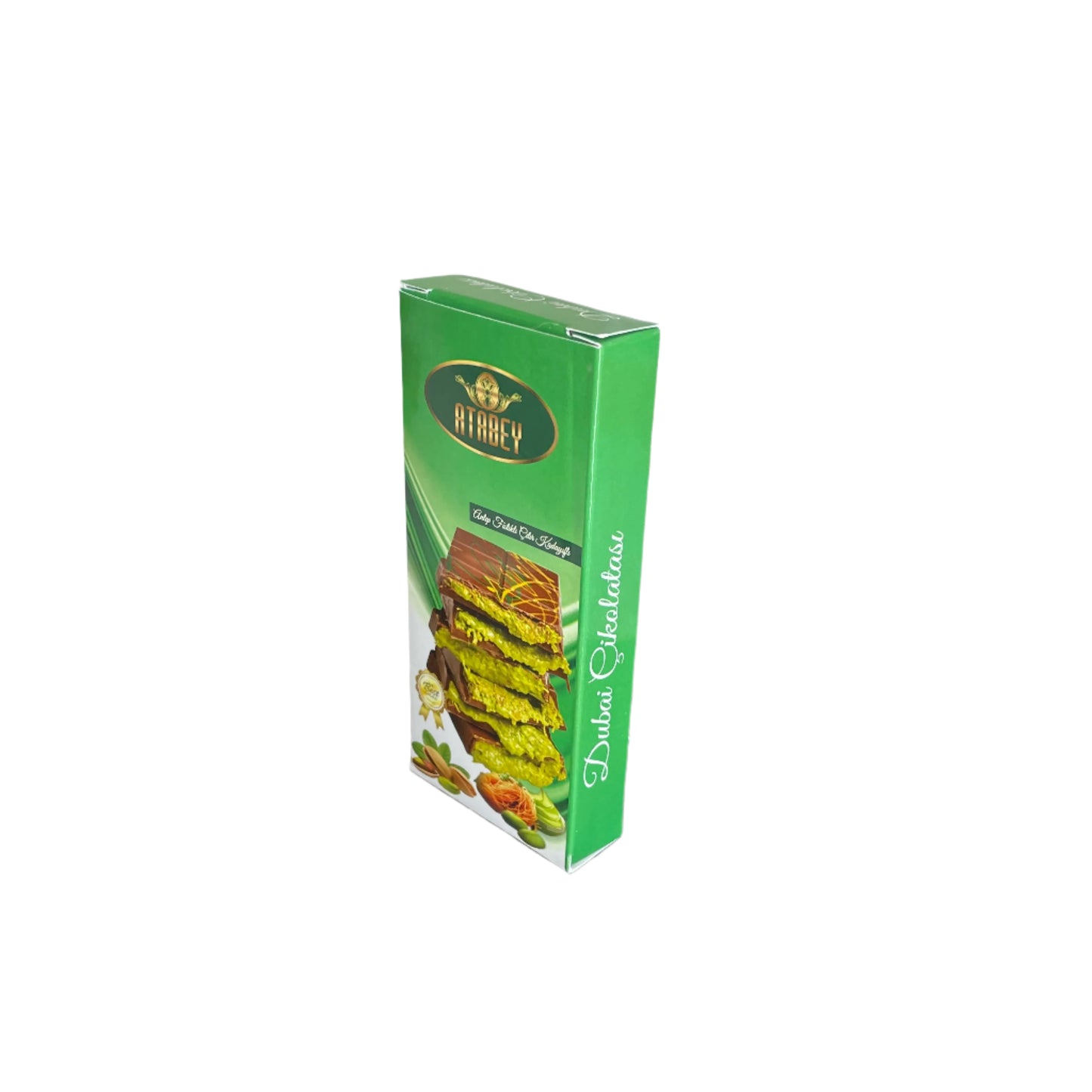 Small Dubai Chocolate Bar – Milk Chocolate & Pistachio (By Atabey) | Chocolate | (100g)