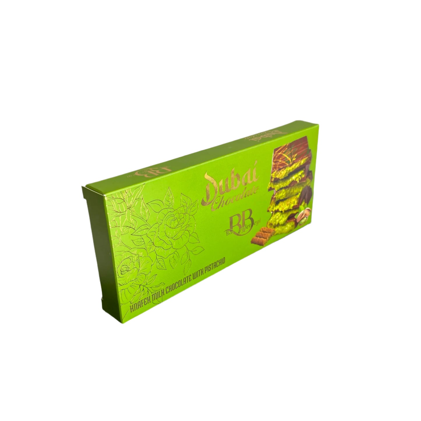 Large Dubai Chocolate Bar – Milk Chocolate & Pistachio (By Atabey) | Chocolate | (100g)