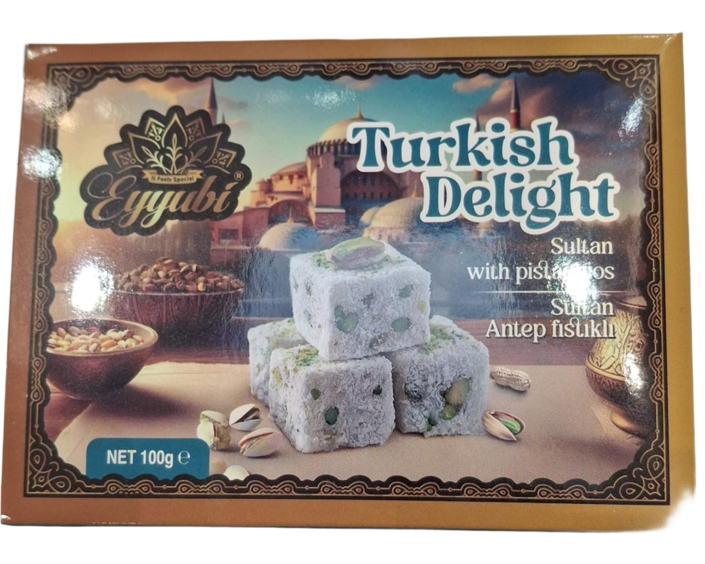 Eyyubi Turkish Delight Gift Pack – 4 Flavors | Rose | (450g)