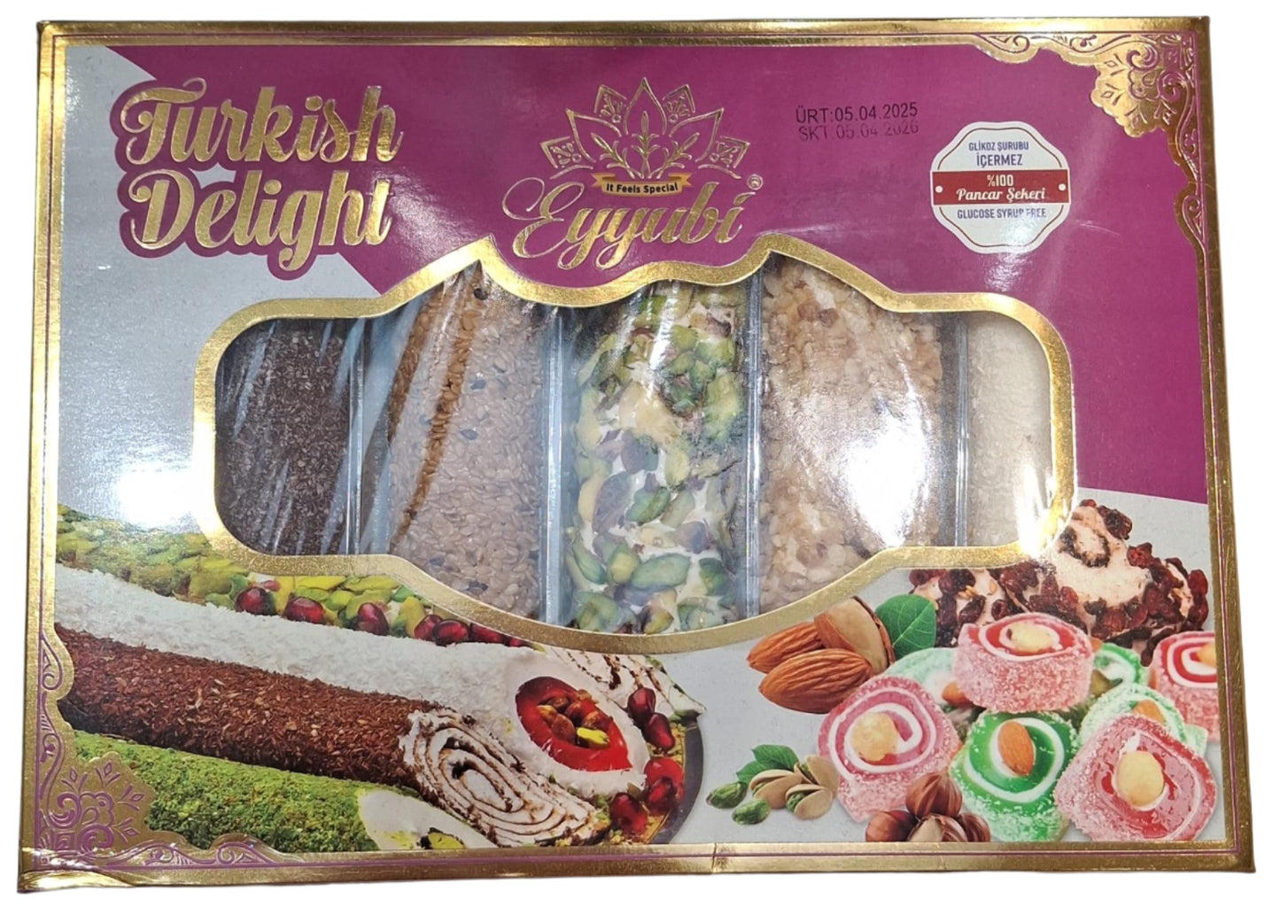 Eyyubi Turkish Delight Gift Box – Assorted Coconut | Coconut | (450g)