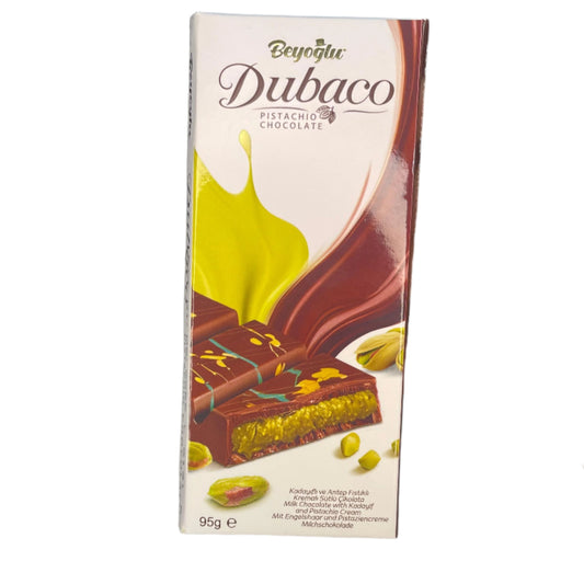 Beyoğlu Dubaco Pistachio Chocolate Bar | Milk Chocolate with Kadayif & Pistachio Cream (95g)