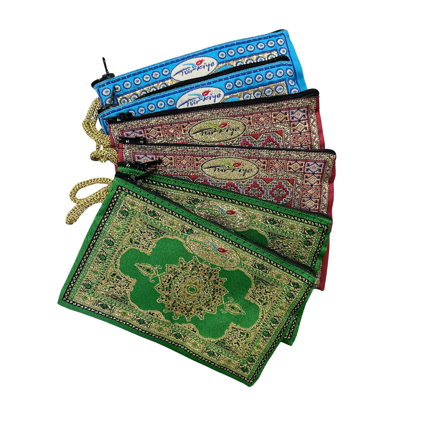 Turkish Evil Eye Coin Pouch – Woven Zipper Pouch