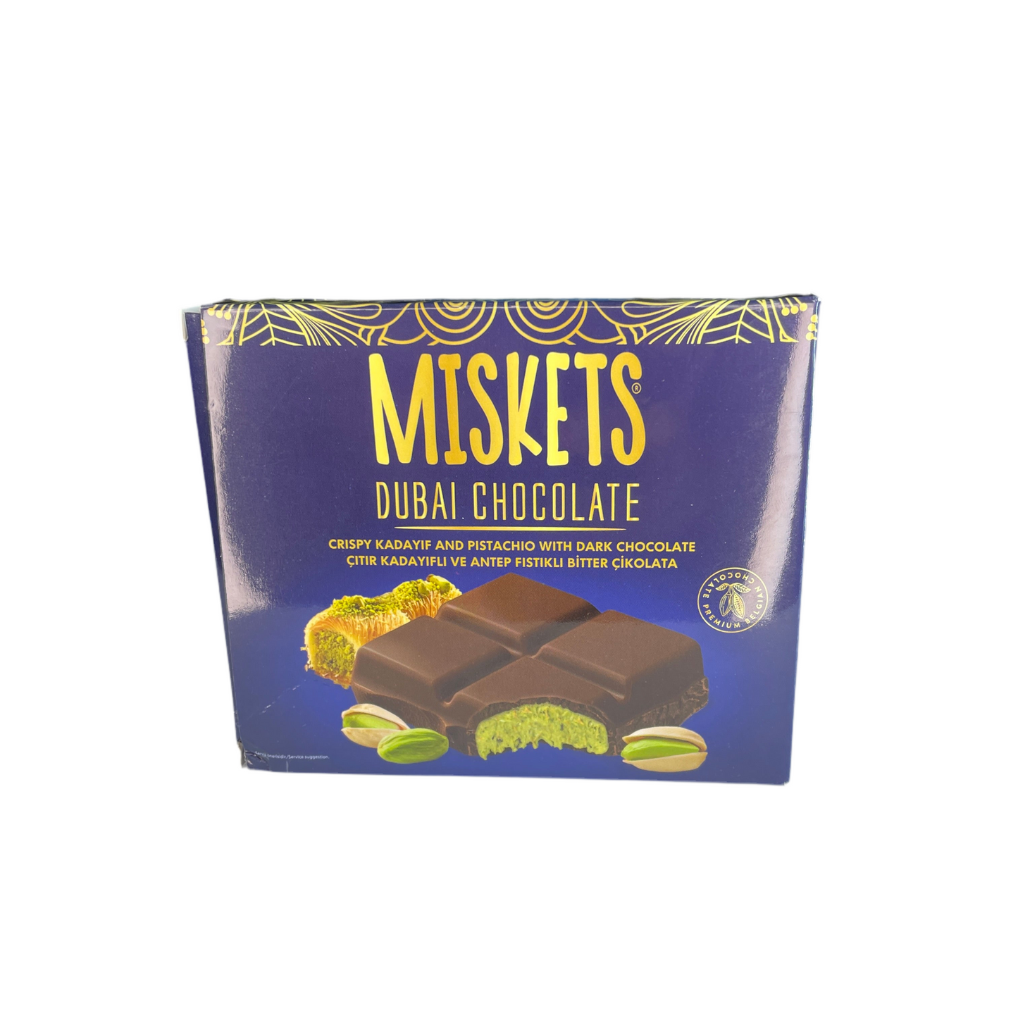 Miskets Dubai Style Dark Chocolate Bar | Chocolate | (80g)