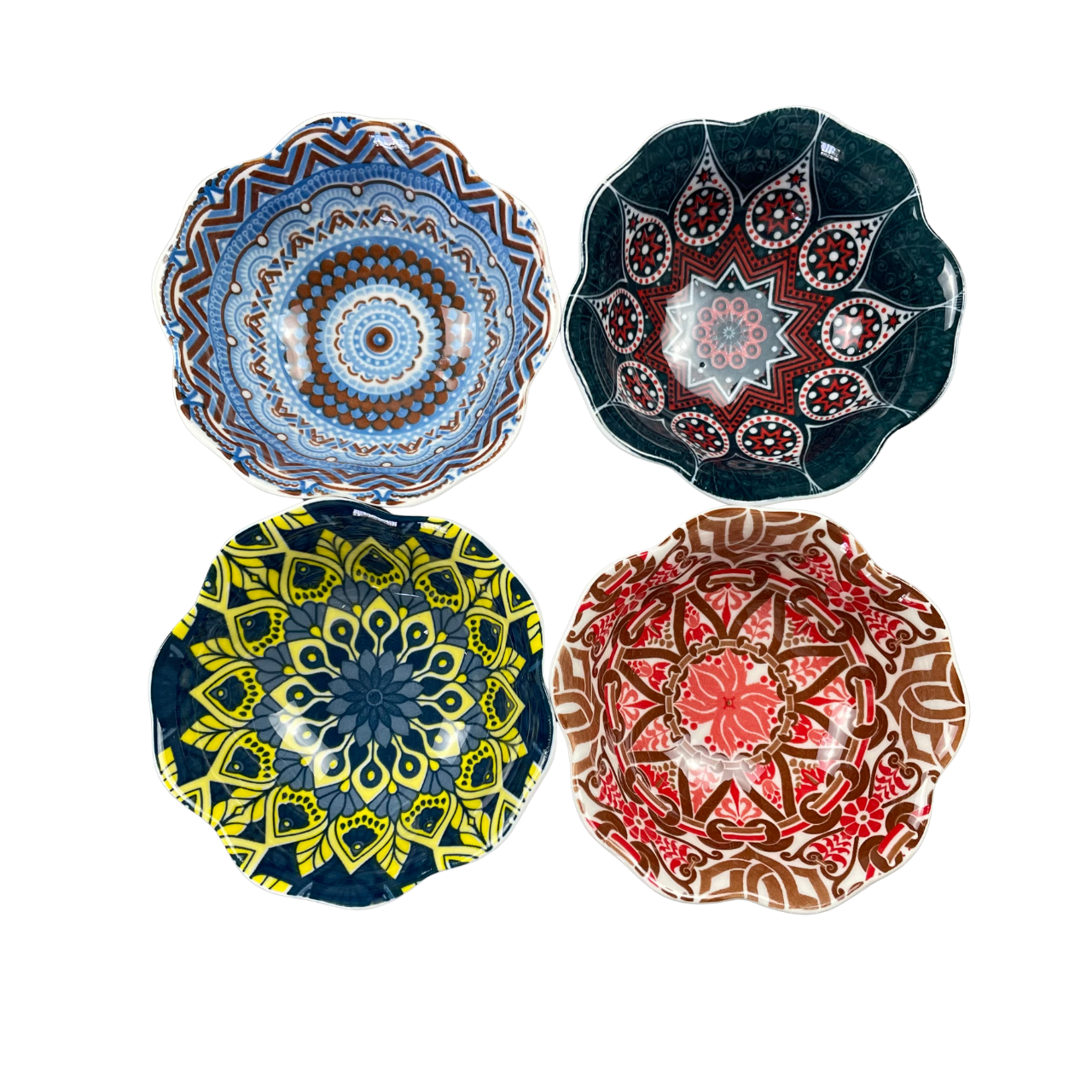 Turkish Mosaic Mini Bowls – Set of 4