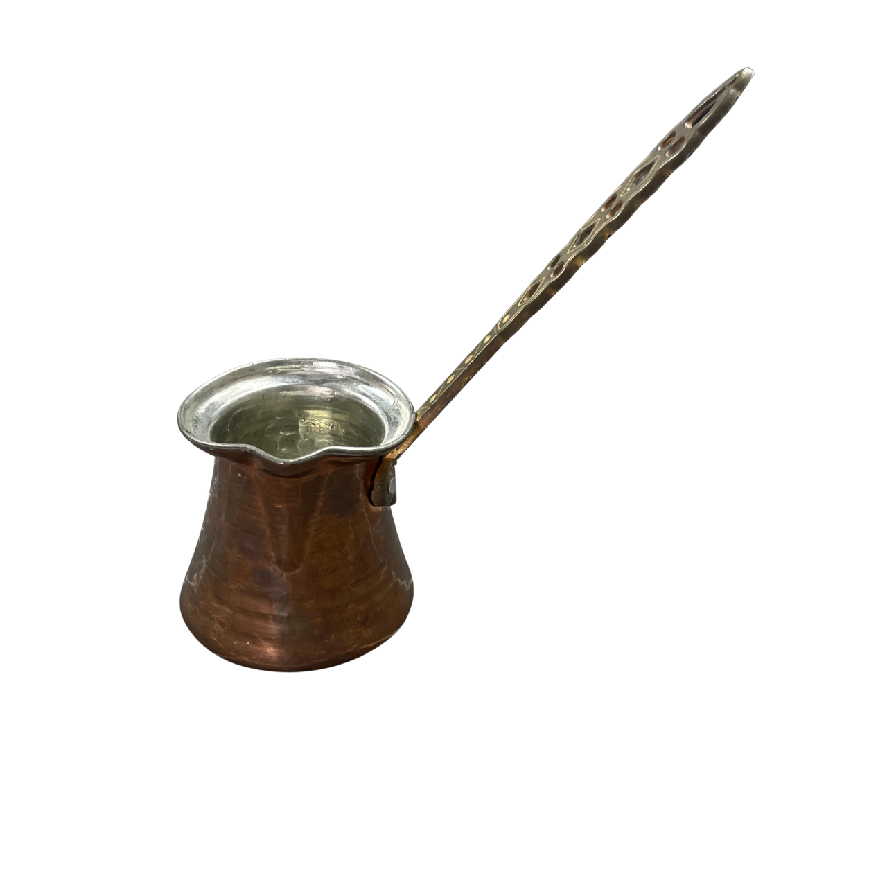 Handcrafted Turkish Coffee Pot (Cezve) – Hammered Copper Stovetop Brewer