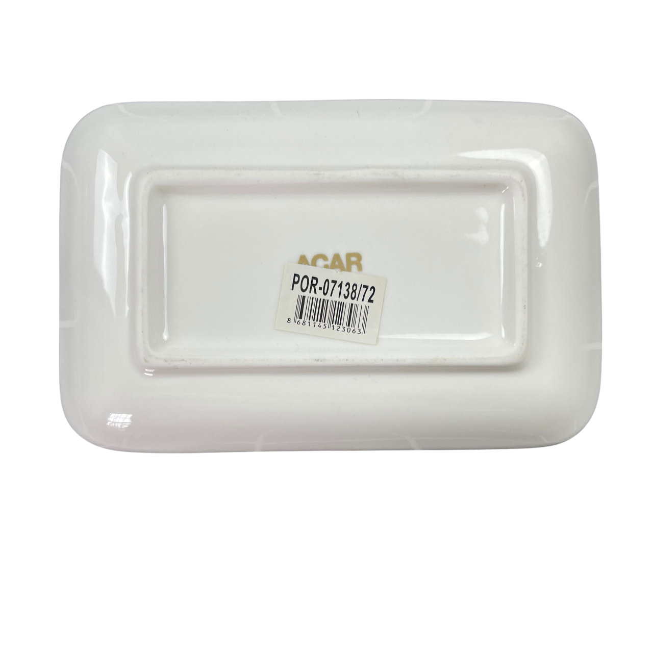 Mavi Turkish Ceramic Dish – Blue Floral Rectangular Tray