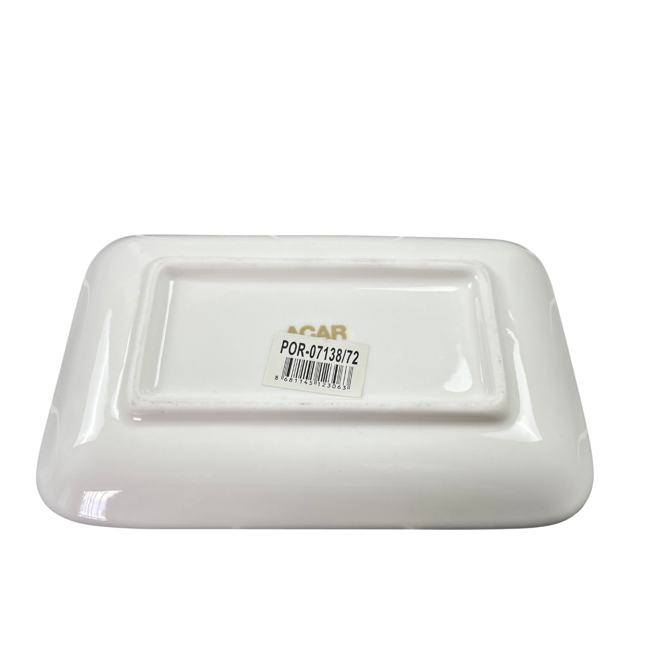 Mavi Turkish Ceramic Dish – Blue Floral Rectangular Tray