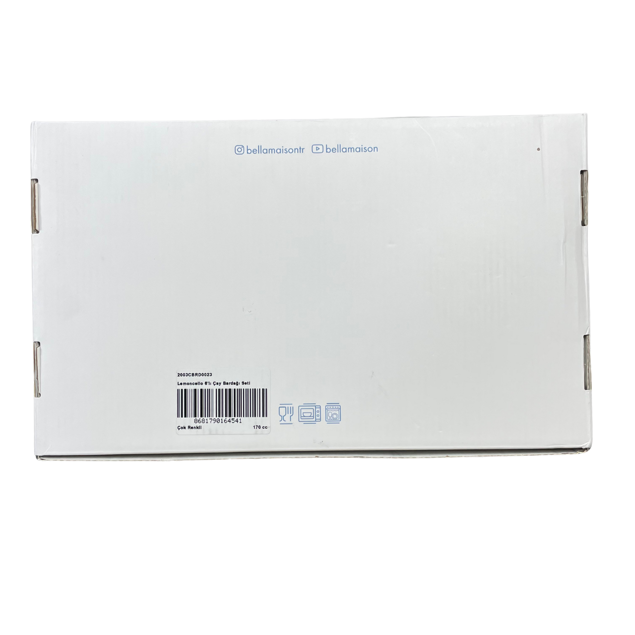 Amalfi Limoncello Tea Set | 2 Glasses & Porcelain Saucers