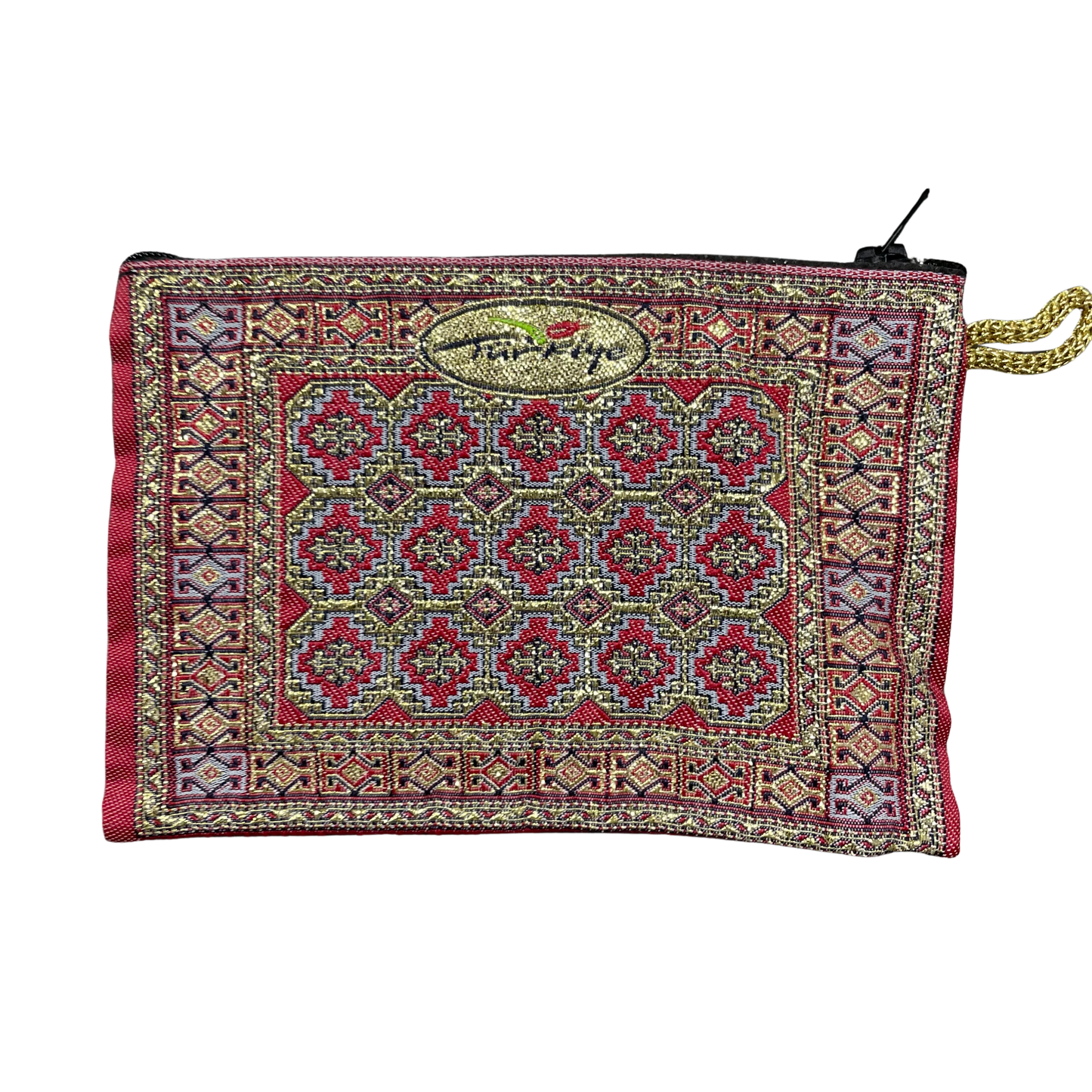 Turkish Evil Eye Coin Pouch – Woven Zipper Pouch
