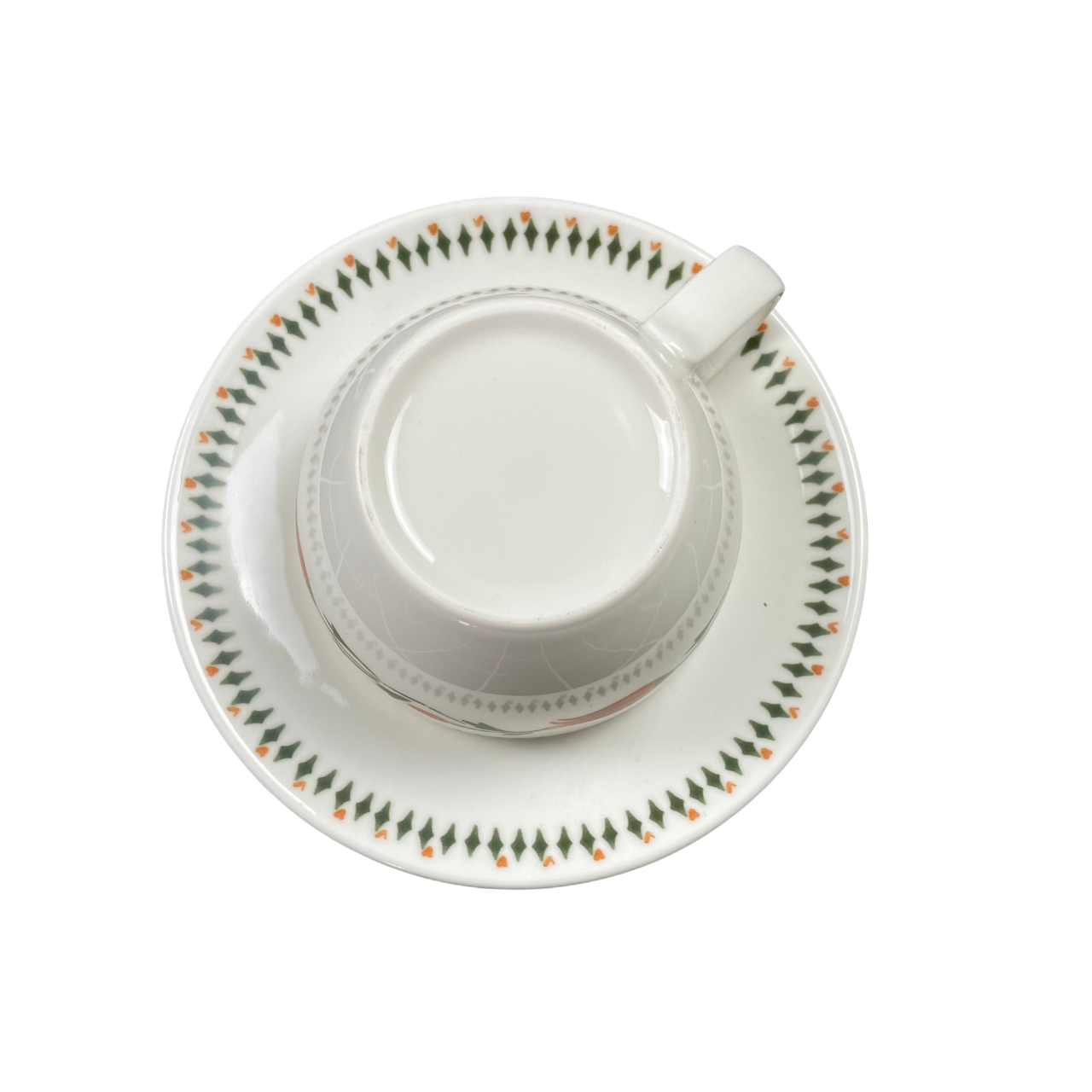 Amalfi Limoncello Tea Set | 2 Glasses & Porcelain Saucers