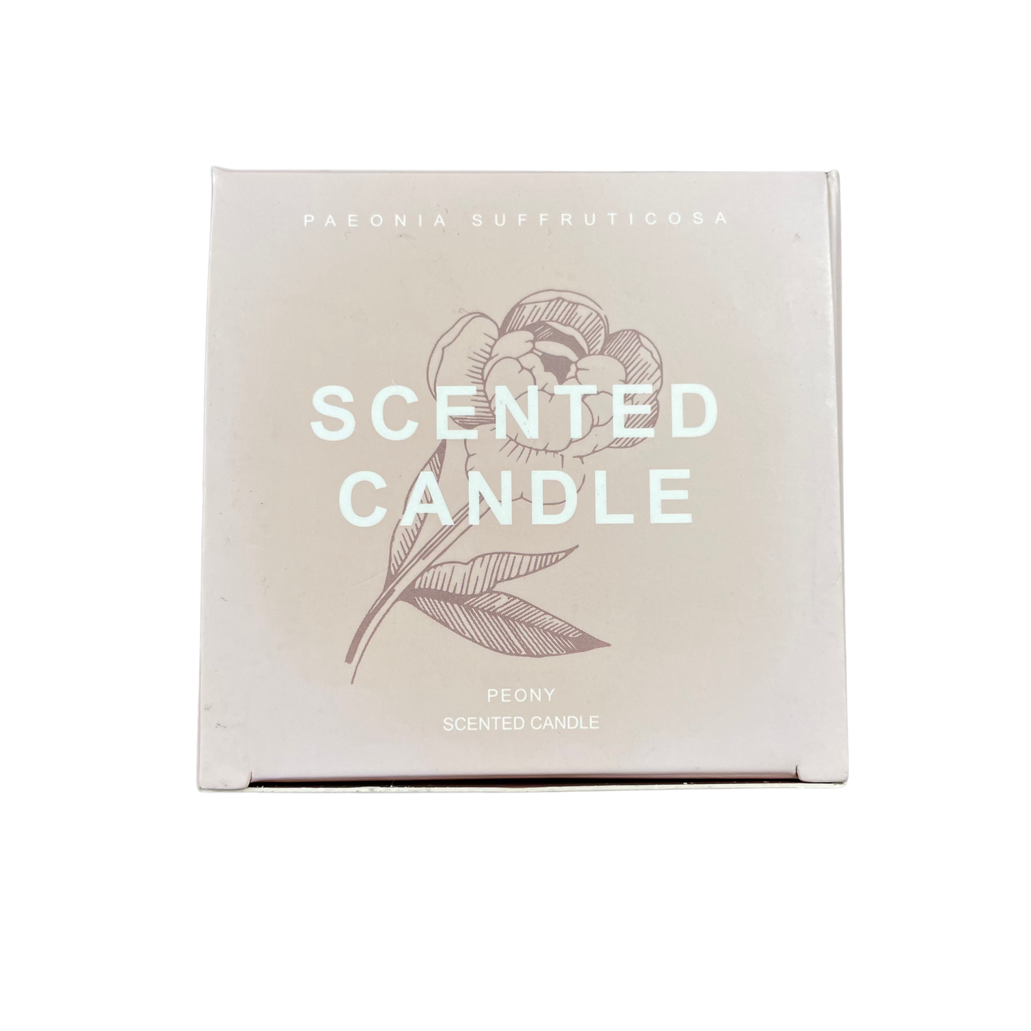 White Rose Shaped Scented Candle