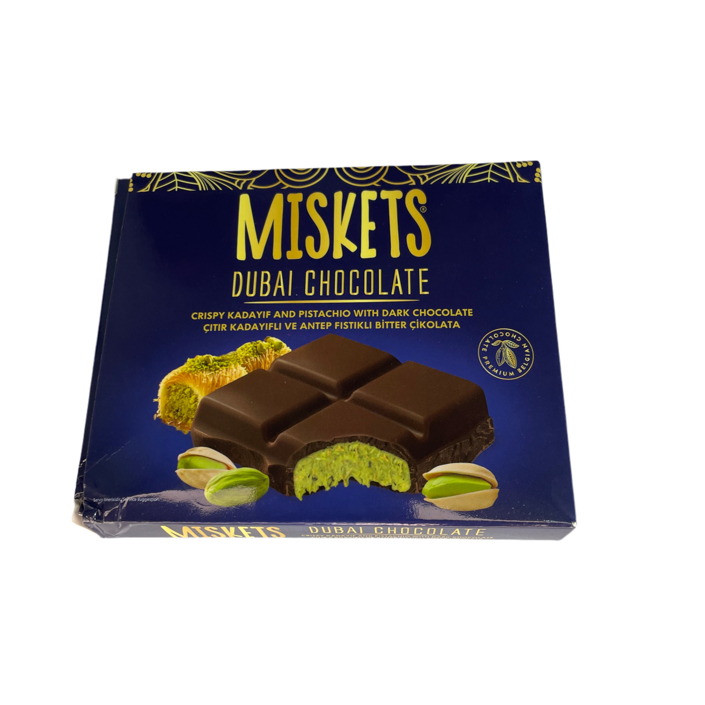 Miskets Dubai Style Dark Chocolate Bar | Chocolate | (80g)