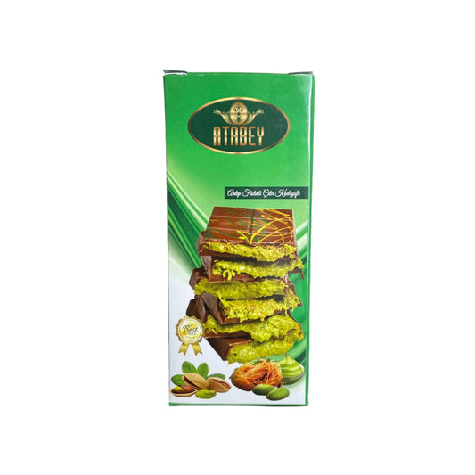 Large Dubai Chocolate Bar – Milk Chocolate & Pistachio (By Atabey)