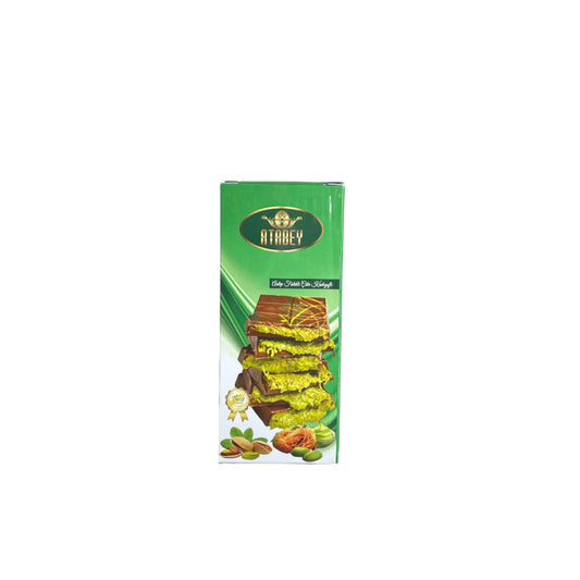 Small Dubai Chocolate Bar – Milk Chocolate & Pistachio (By Atabey) | Chocolate | (100g)