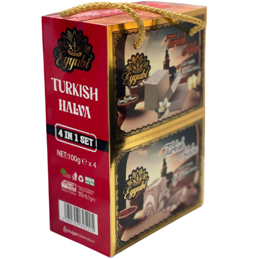 4-in-1 Turkish Halva Gift Set – Assorted Flavors | (450g)