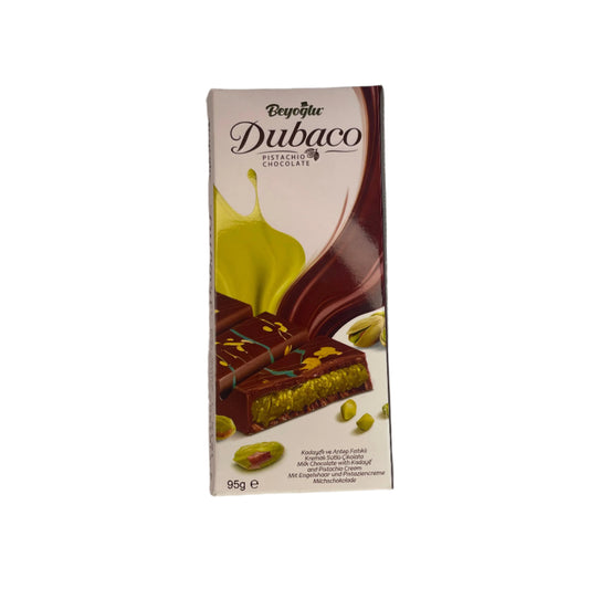 Beyoğlu Dubaco Pistachio Chocolate Bar | Milk Chocolate with Kadayif & Pistachio Cream (95g)